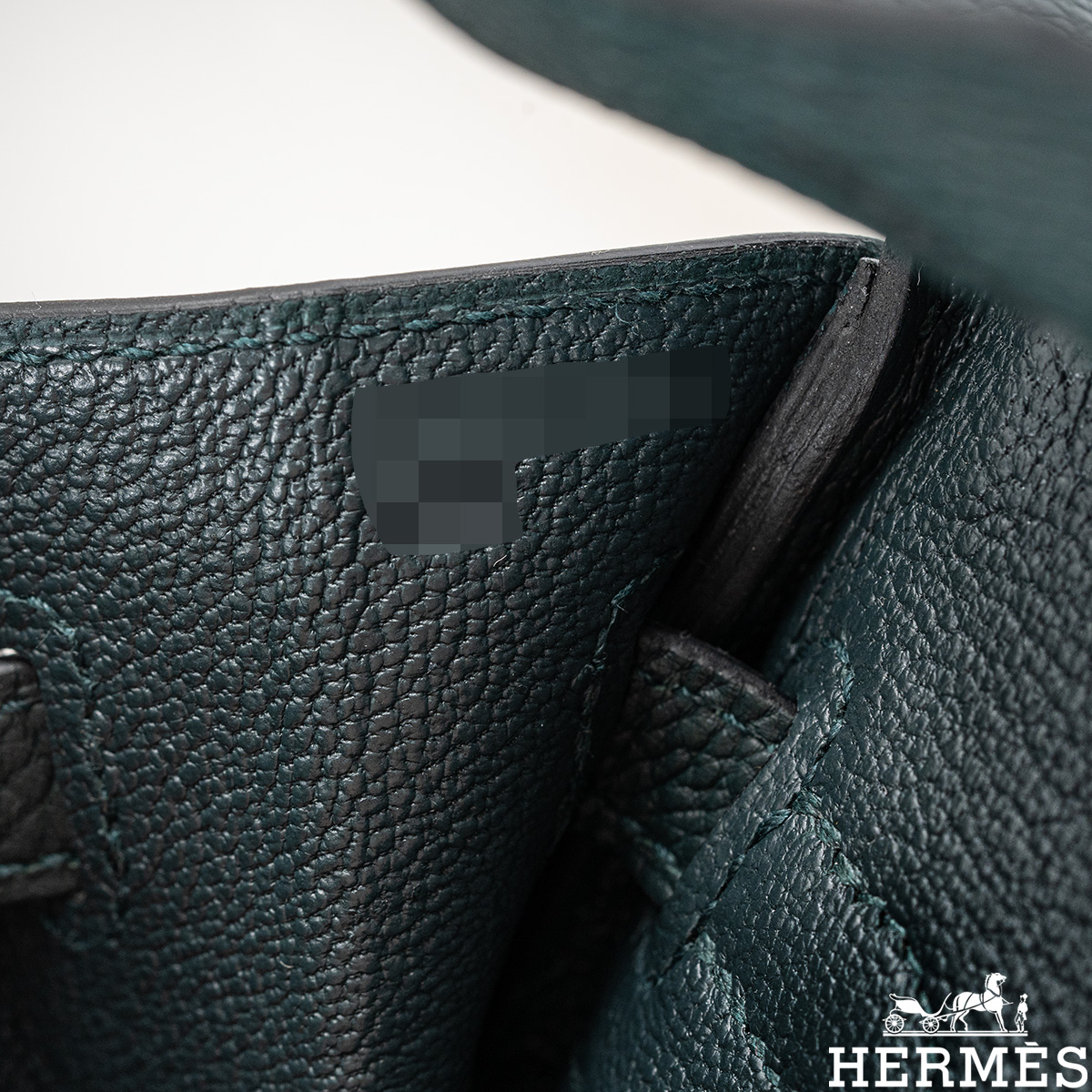Hermes Birkin 25cm Vert Cypress Touch Matte Alligator/Togo GHW